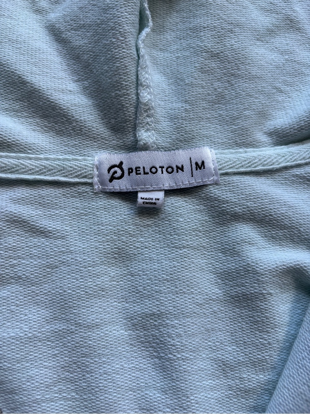 Peloton Tie Dye Sunburst Half Zip Pullover Hoodie Sweatshirt Size Medium - Picture 4 of 11